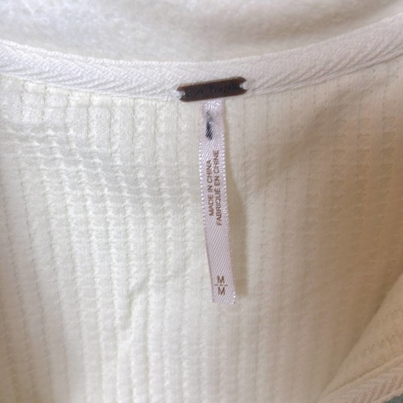 NEW Free People Ruby West Coat thermal lined shacket shirt jacket in Ivory combo - Picture 12 of 14